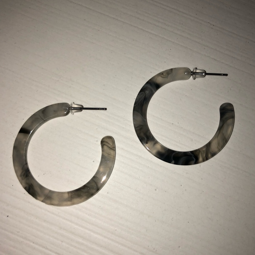 Smoky Marble Hoops